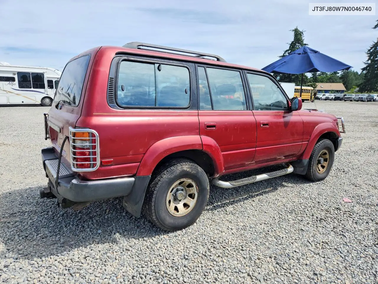 1992 Toyota Land Cruiser Fj80 VIN: JT3FJ80W7N0046740 Lot: 59191056
