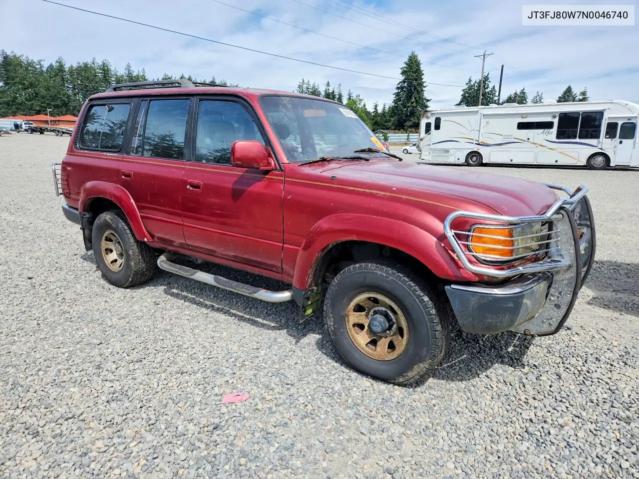1992 Toyota Land Cruiser Fj80 VIN: JT3FJ80W7N0046740 Lot: 59191056