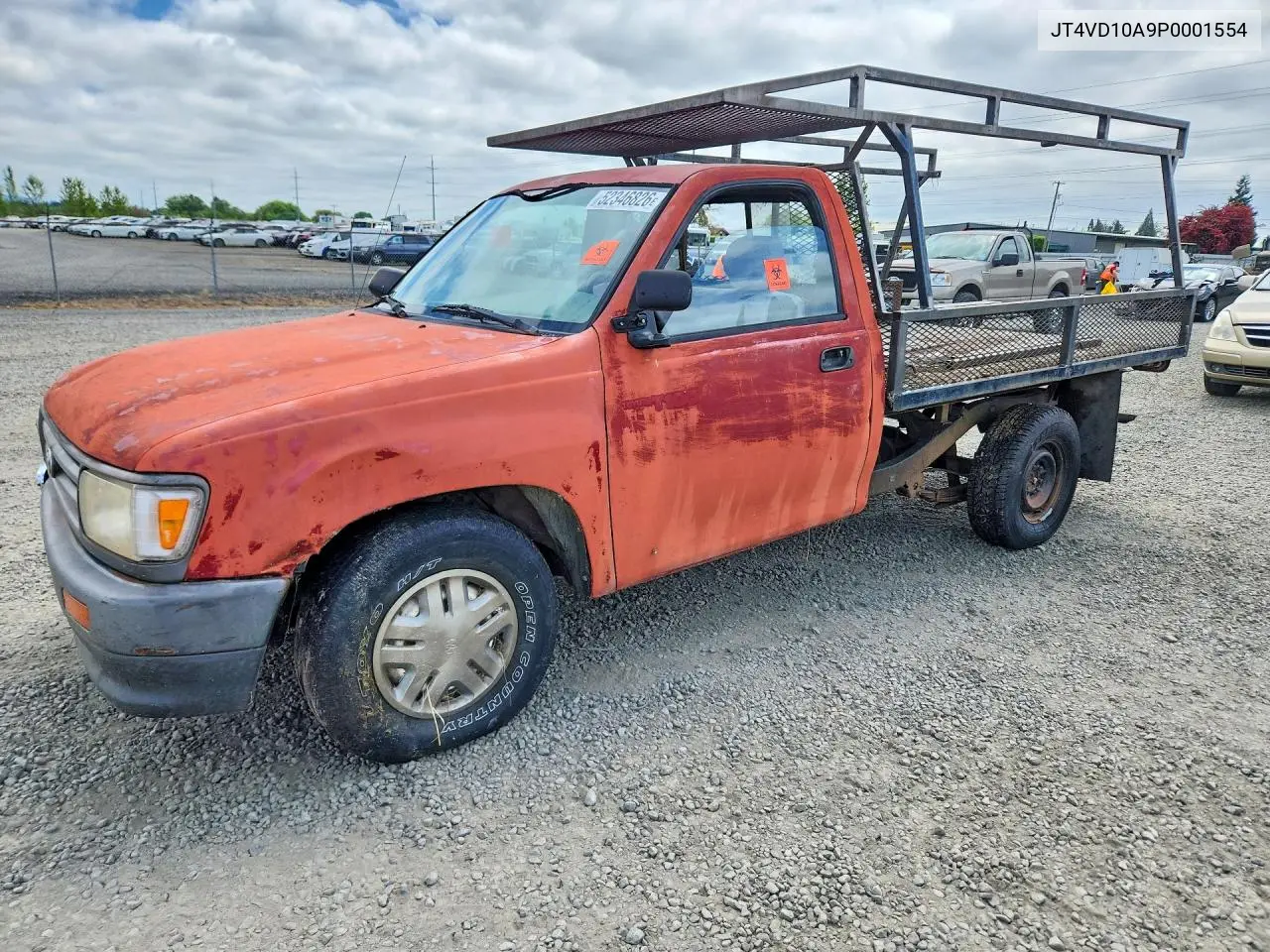 1993 Toyota T100 Base VIN: JT4VD10A9P0001554 Lot: 52346826