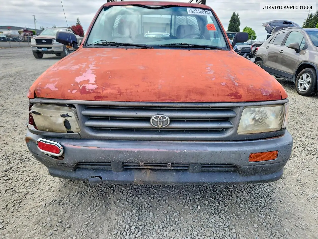 1993 Toyota T100 Base VIN: JT4VD10A9P0001554 Lot: 52346826