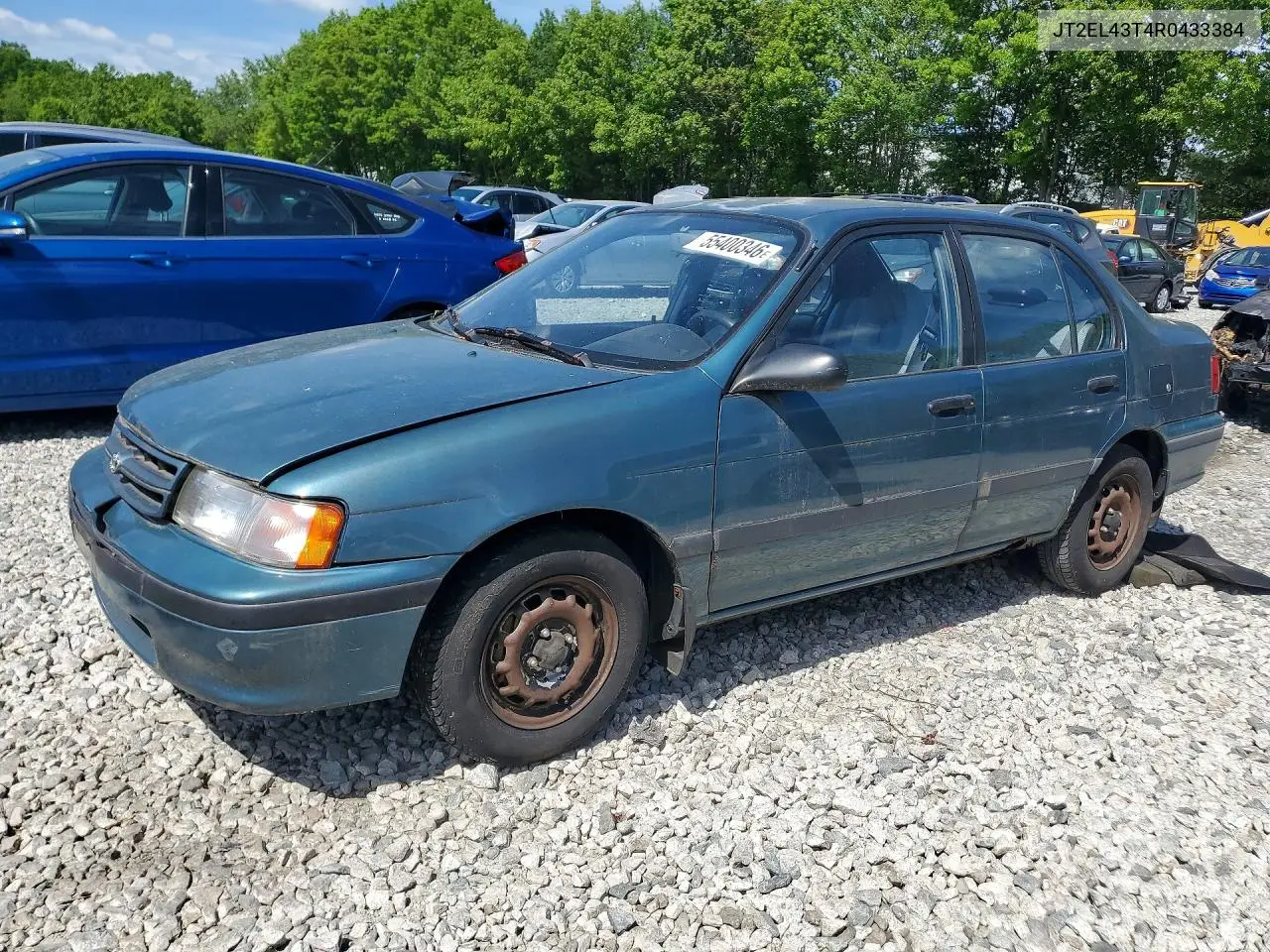 1994 Toyota Tercel Dx VIN: JT2EL43T4R0433384 Lot: 55400346