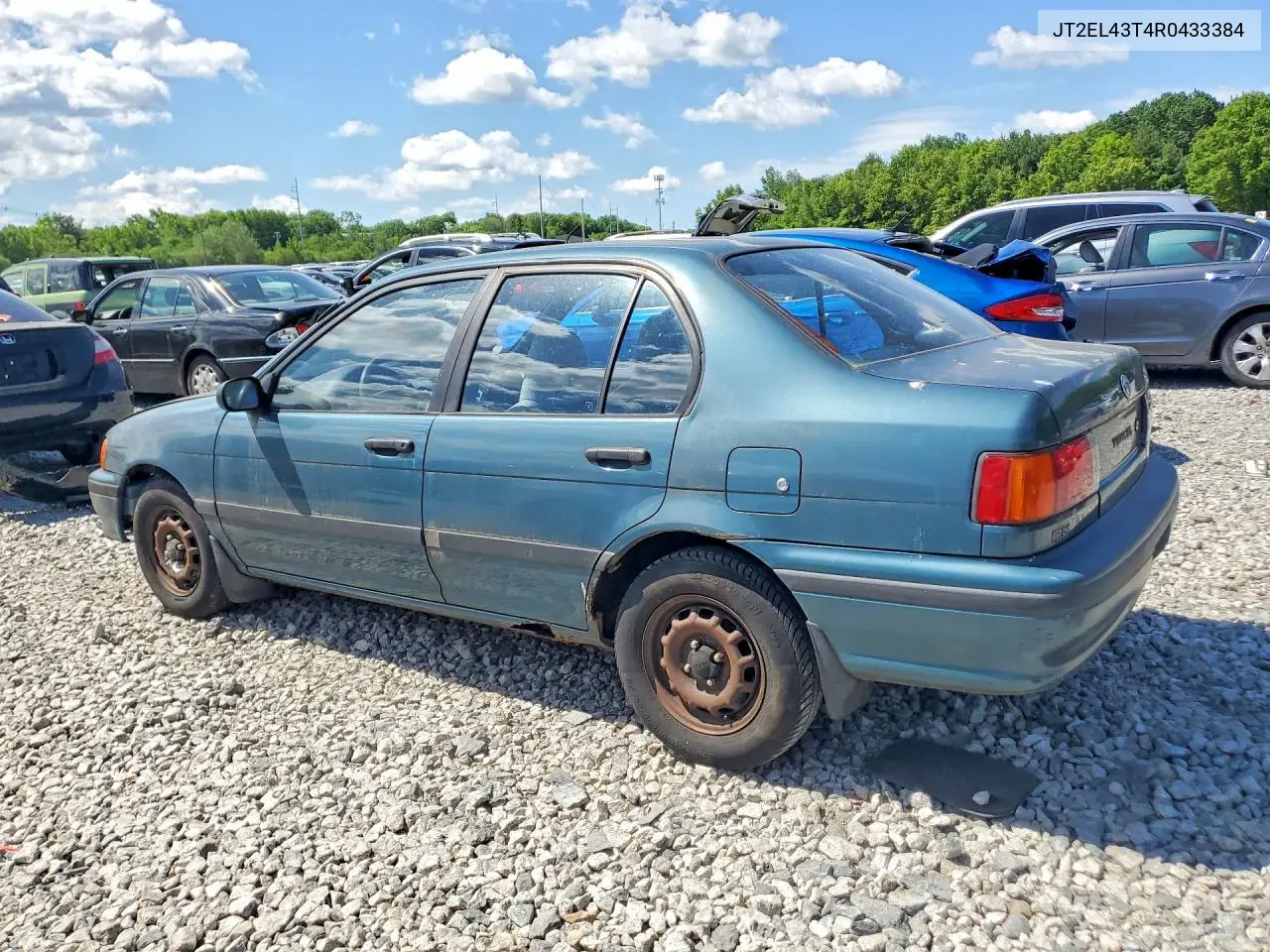1994 Toyota Tercel Dx VIN: JT2EL43T4R0433384 Lot: 55400346