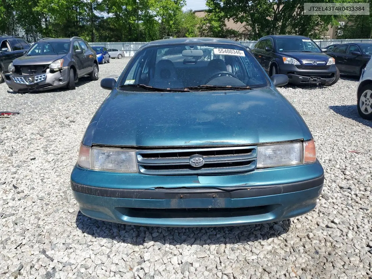 1994 Toyota Tercel Dx VIN: JT2EL43T4R0433384 Lot: 55400346