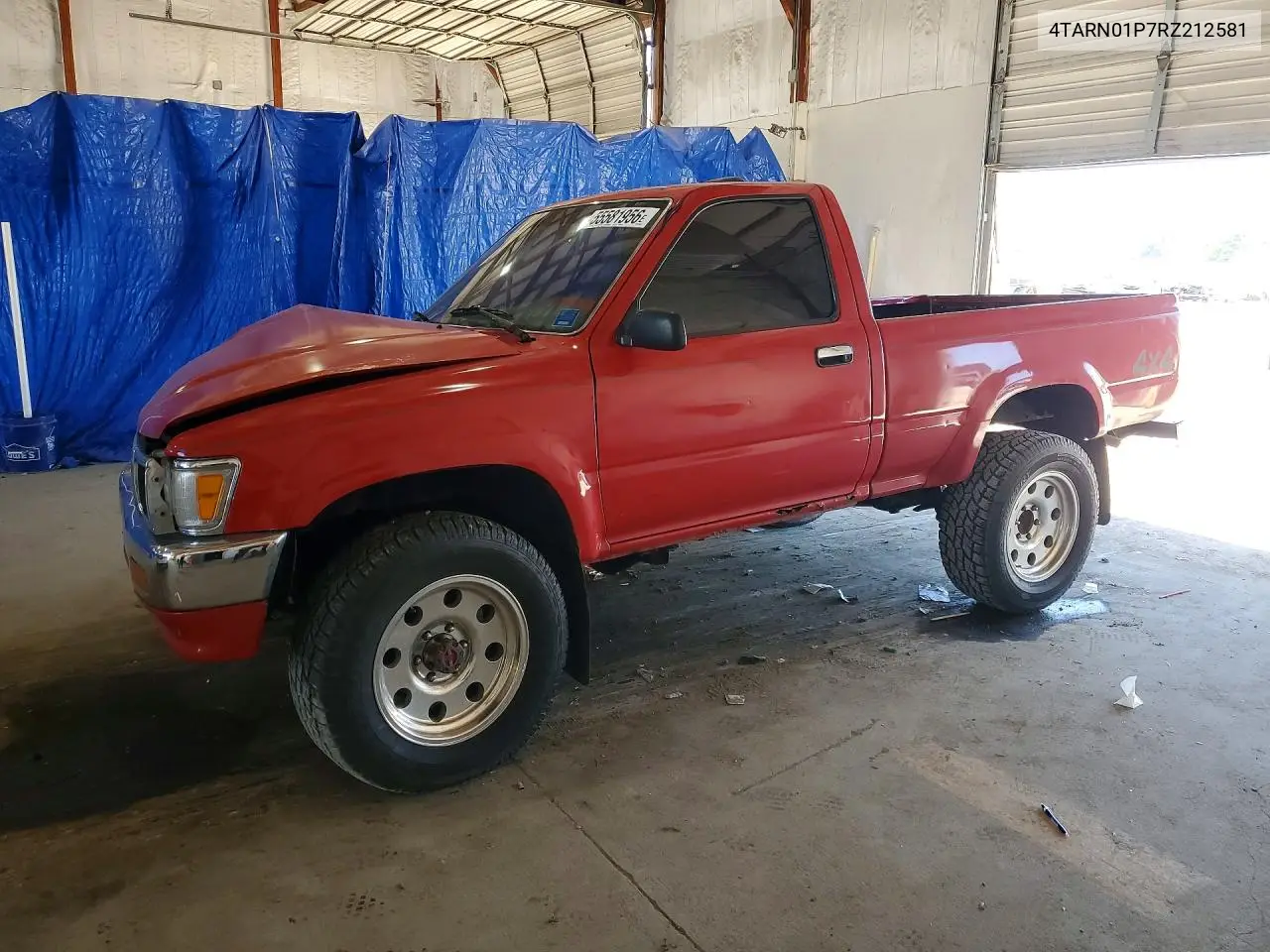 1994 Toyota Pickup Dx VIN: 4TARN01P7RZ212581 Lot: 55581956