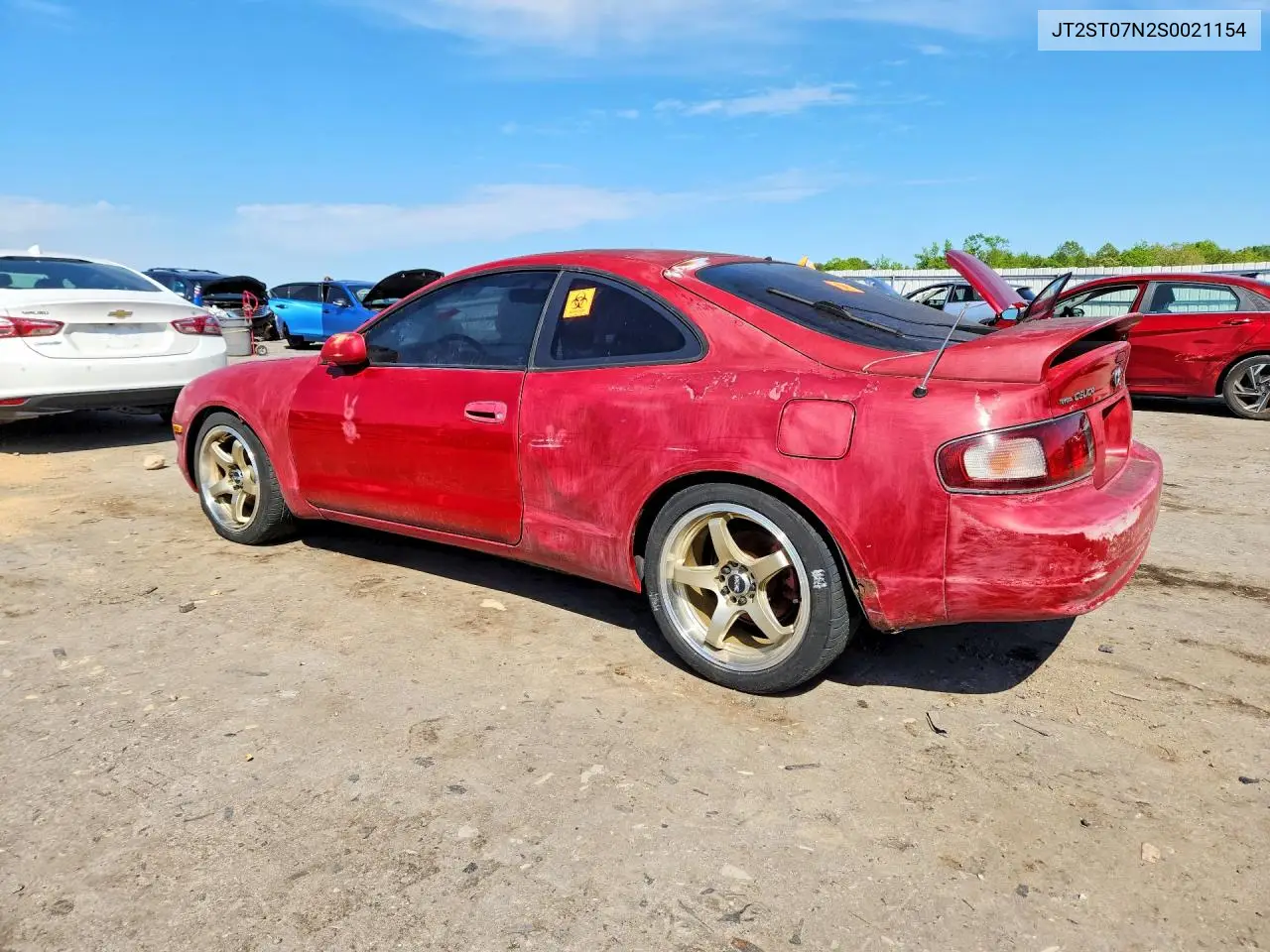 1995 Toyota Celica Gt VIN: JT2ST07N2S0021154 Lot: 50739186