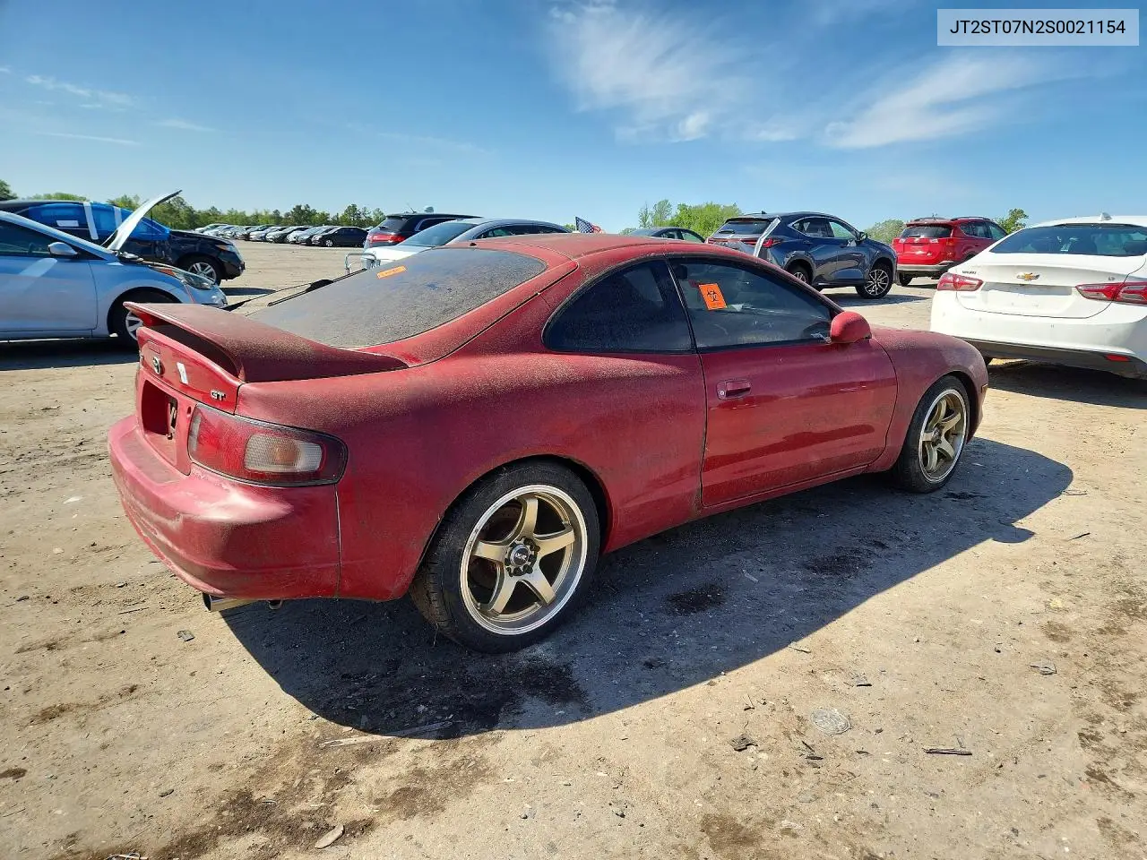 1995 Toyota Celica Gt VIN: JT2ST07N2S0021154 Lot: 50739186