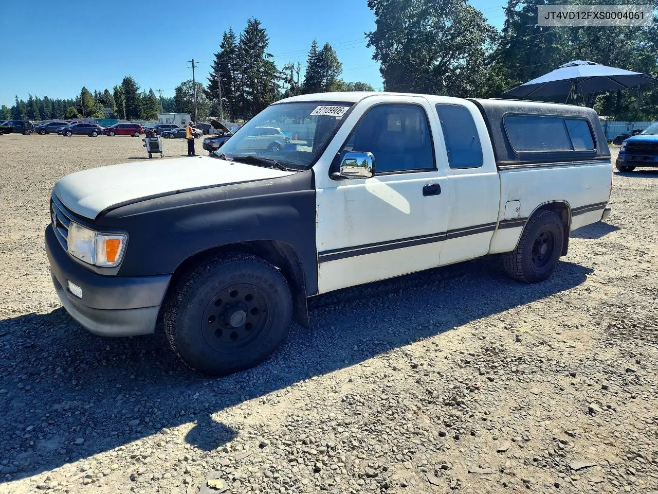 1995 Toyota T100 Xtracab Sr5 VIN: JT4VD12FXS0004061 Lot: 57109906