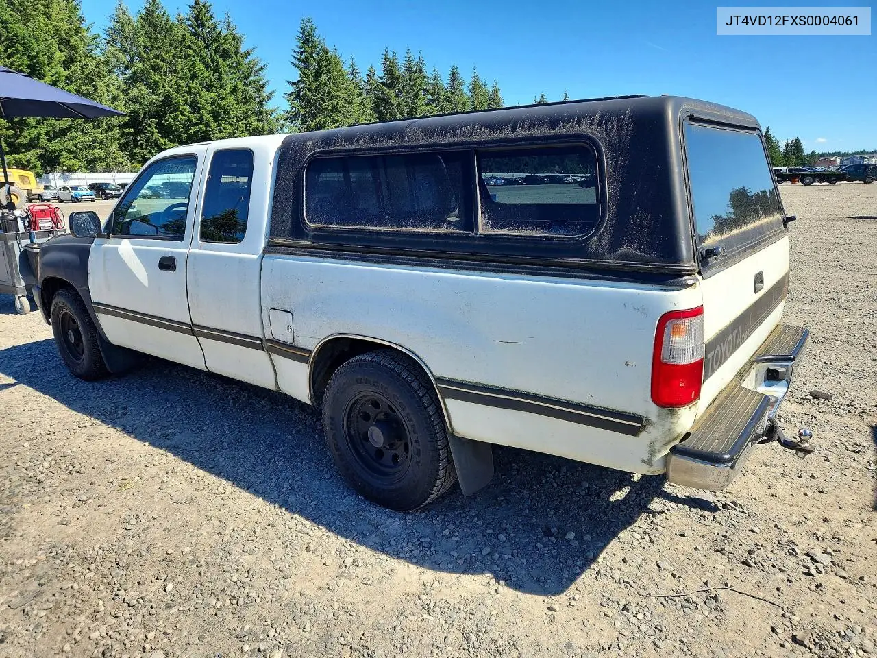1995 Toyota T100 Xtracab Sr5 VIN: JT4VD12FXS0004061 Lot: 57109906