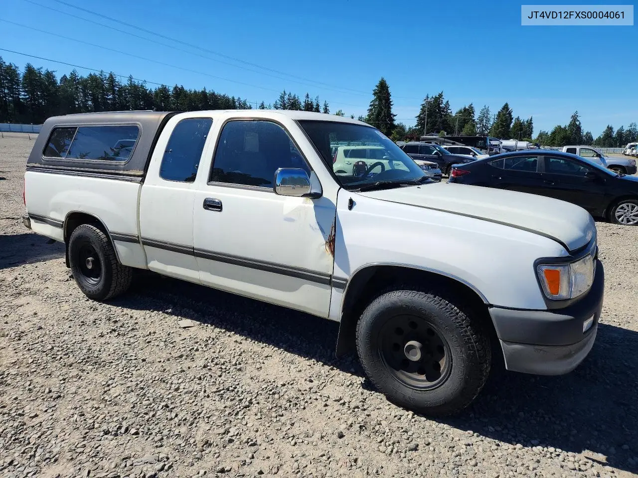 1995 Toyota T100 Xtracab Sr5 VIN: JT4VD12FXS0004061 Lot: 57109906