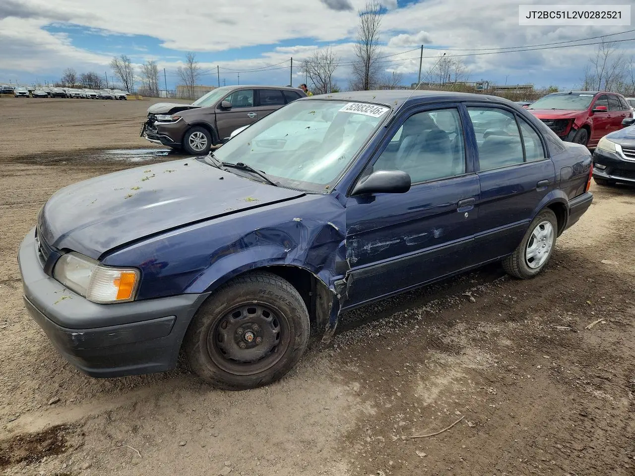 1997 Toyota Tercel Ce VIN: JT2BC51L2V0282521 Lot: 52883246