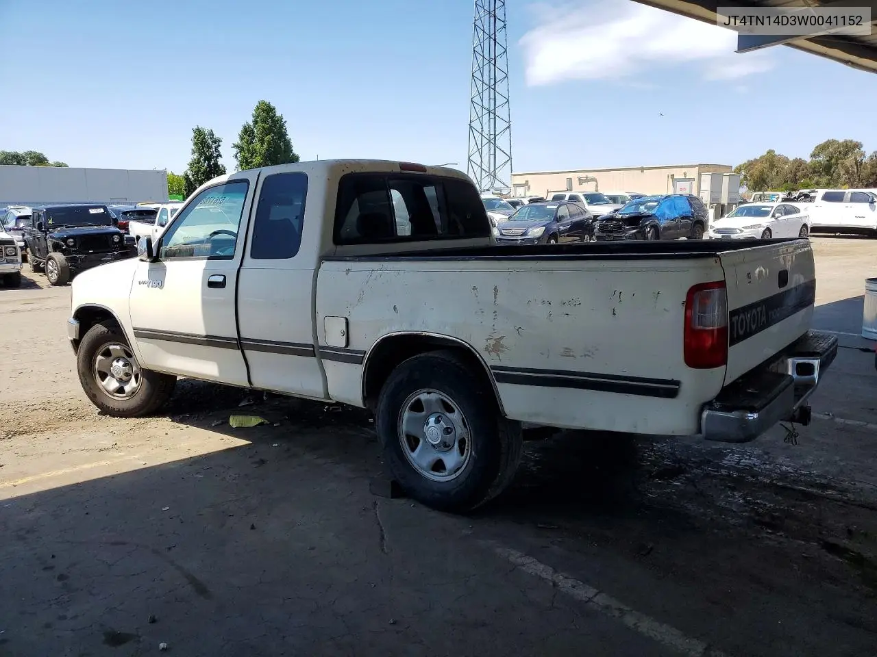 1998 Toyota T100 Xtracab Sr5 VIN: JT4TN14D3W0041152 Lot: 52617886