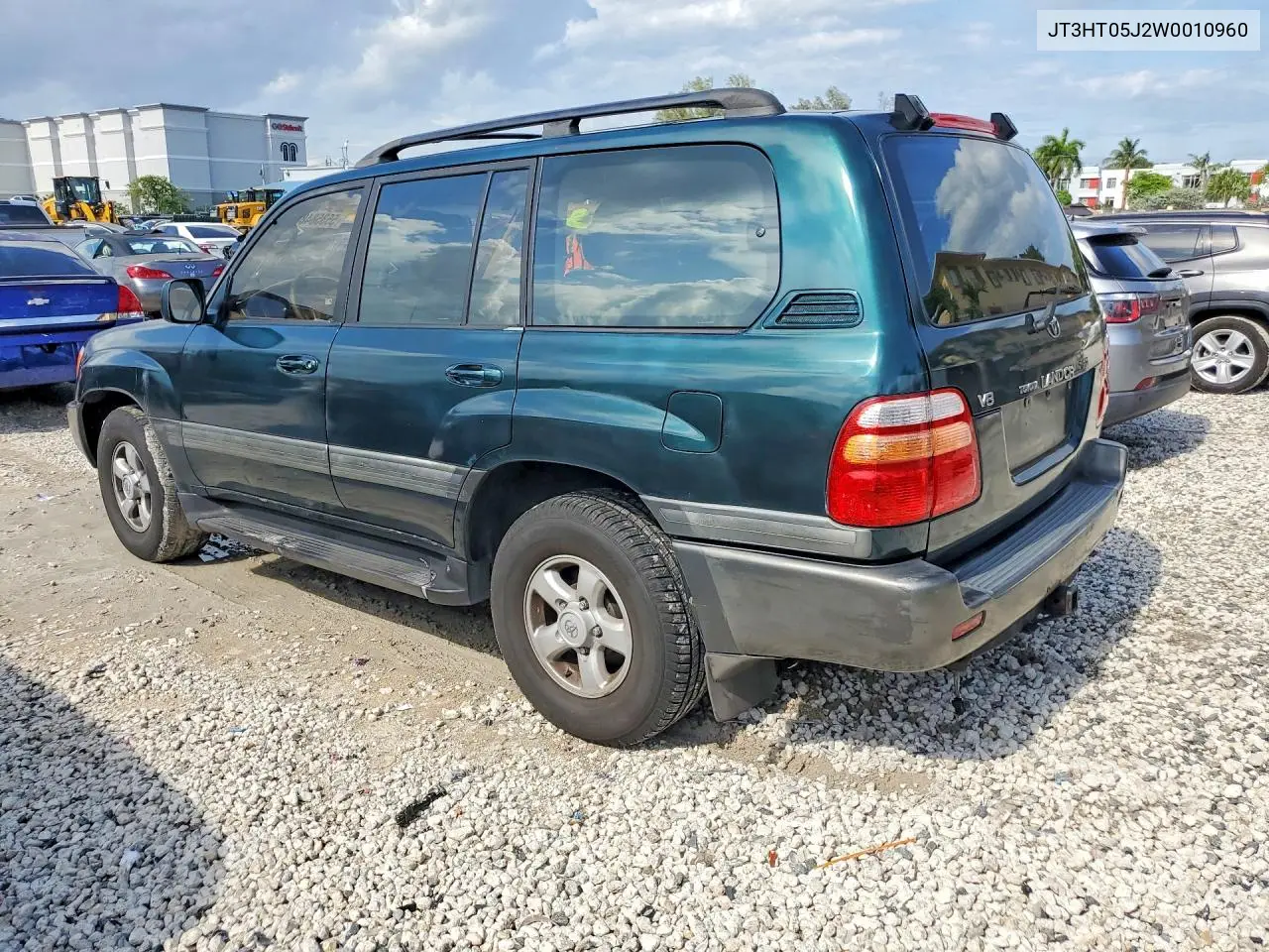 1998 Toyota Land Cruiser Base VIN: JT3HT05J2W0010960 Lot: 55358486