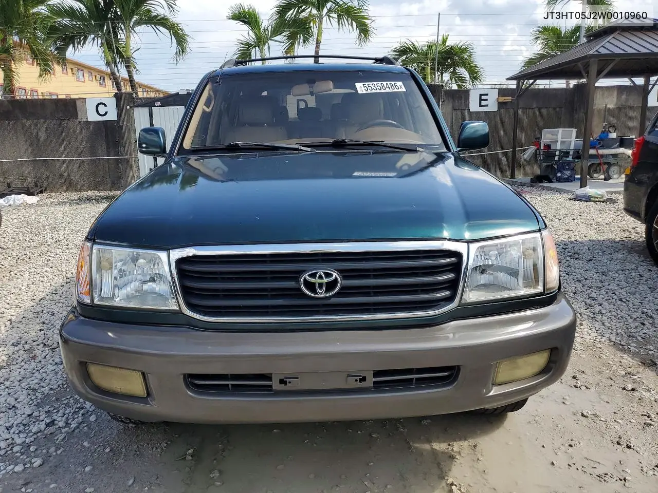 1998 Toyota Land Cruiser Base VIN: JT3HT05J2W0010960 Lot: 55358486