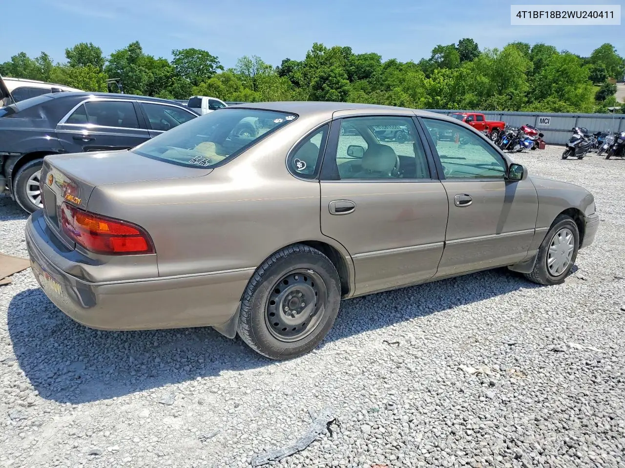 1998 Toyota Avalon Xl VIN: 4T1BF18B2WU240411 Lot: 55376576