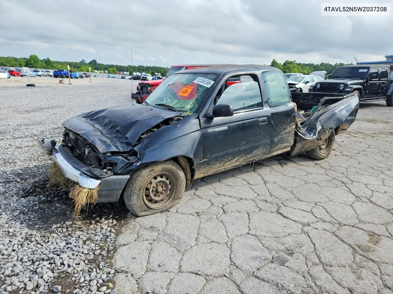 1998 Toyota Tacoma Xtracab VIN: 4TAVL52N5WZ037208 Lot: 55588396