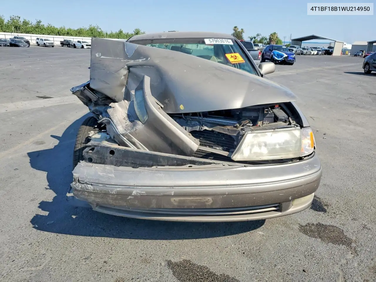 1998 Toyota Avalon Xls VIN: 4T1BF18B1WU214950 Lot: 57903016