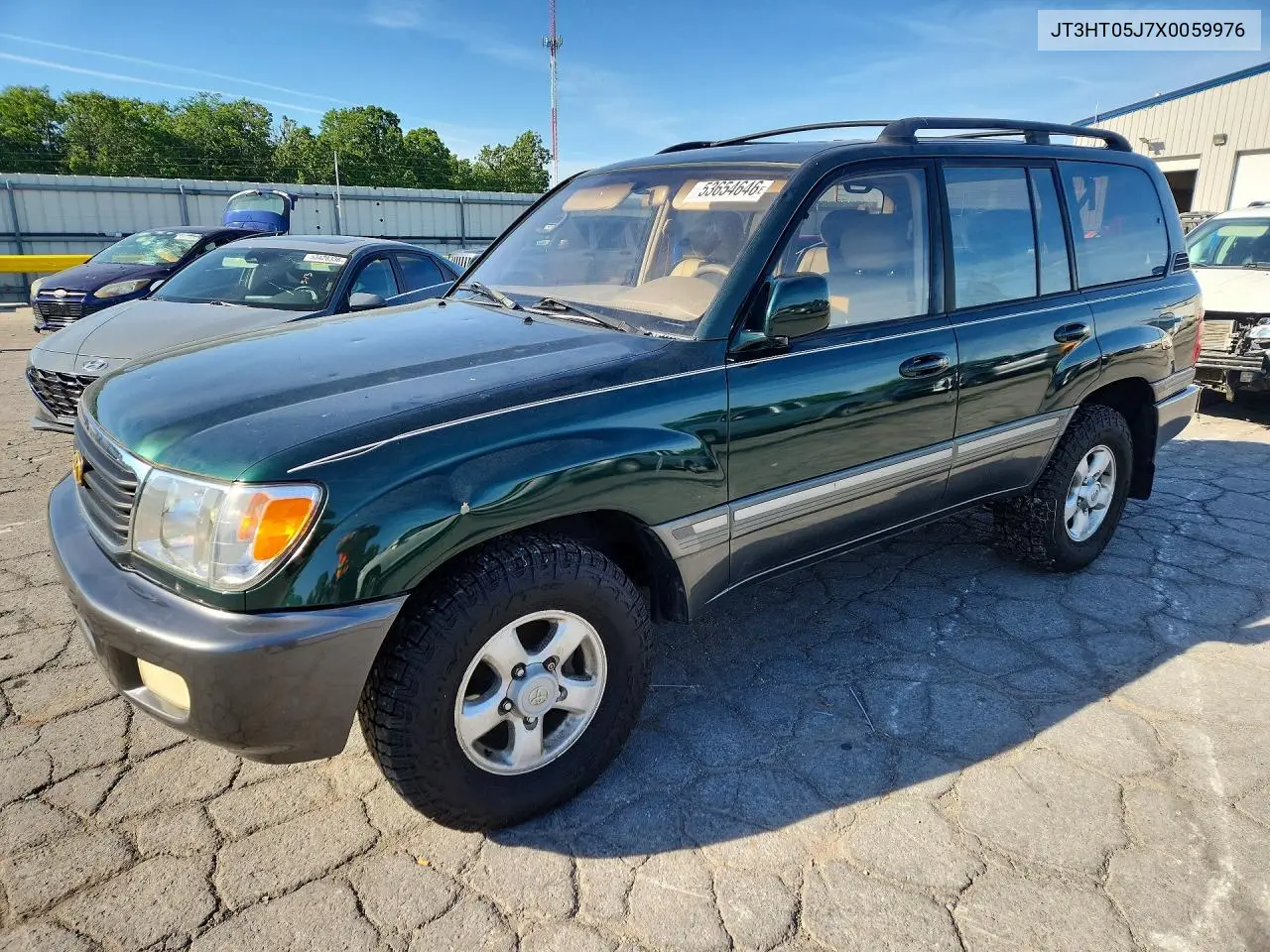 1999 Toyota Land Cruiser Base VIN: JT3HT05J7X0059976 Lot: 53654646