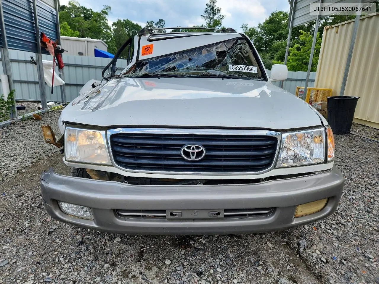 1999 Toyota Land Cruiser Base VIN: JT3HT05J5X0067641 Lot: 55851056