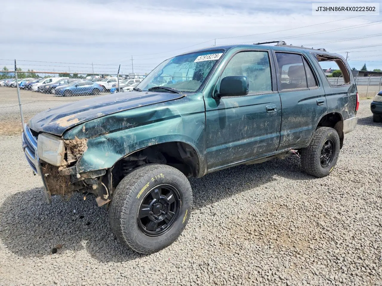 1999 Toyota 4Runner Sr5 VIN: JT3HN86R4X0222502 Lot: 57918276