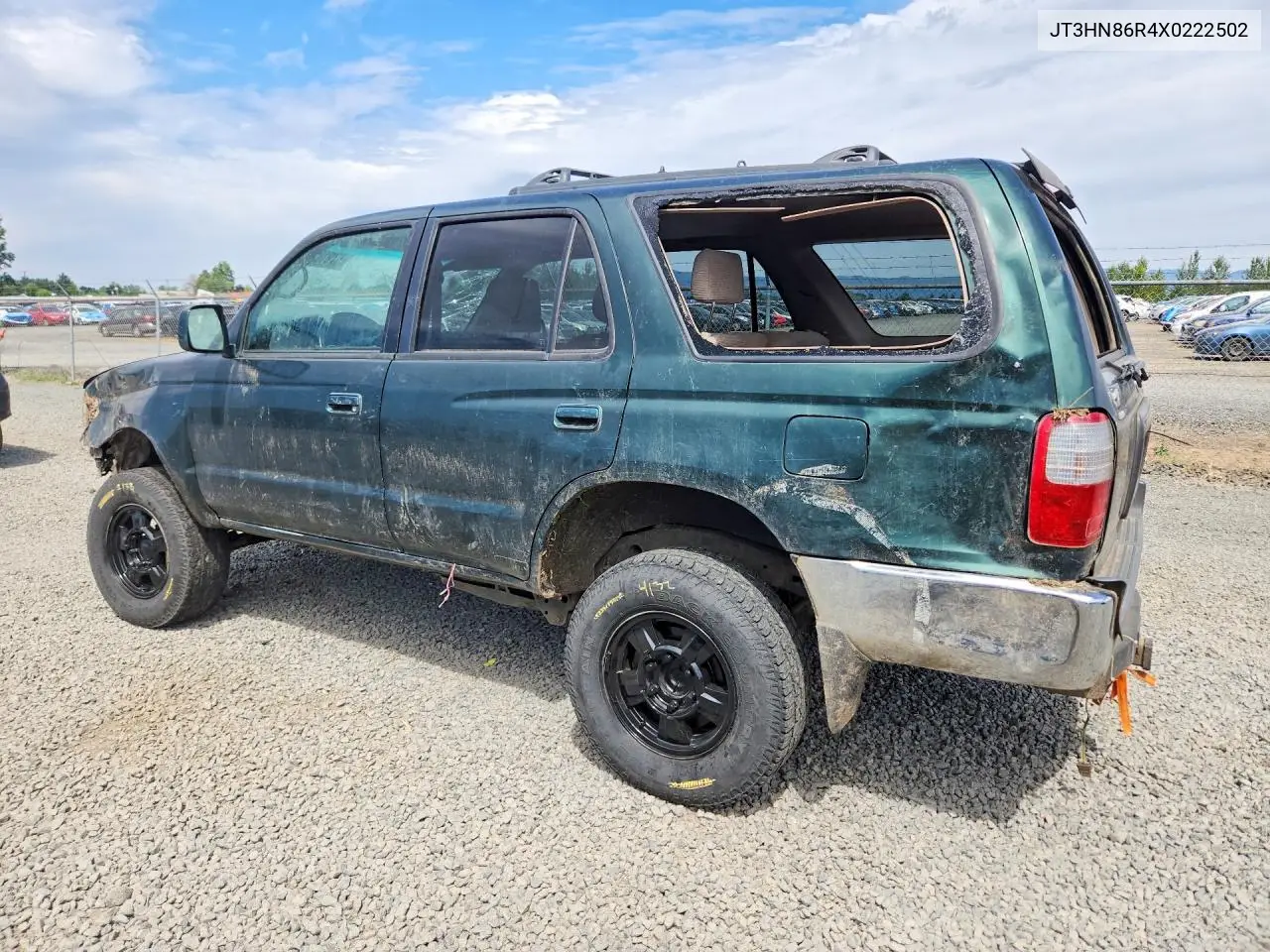 1999 Toyota 4Runner Sr5 VIN: JT3HN86R4X0222502 Lot: 57918276