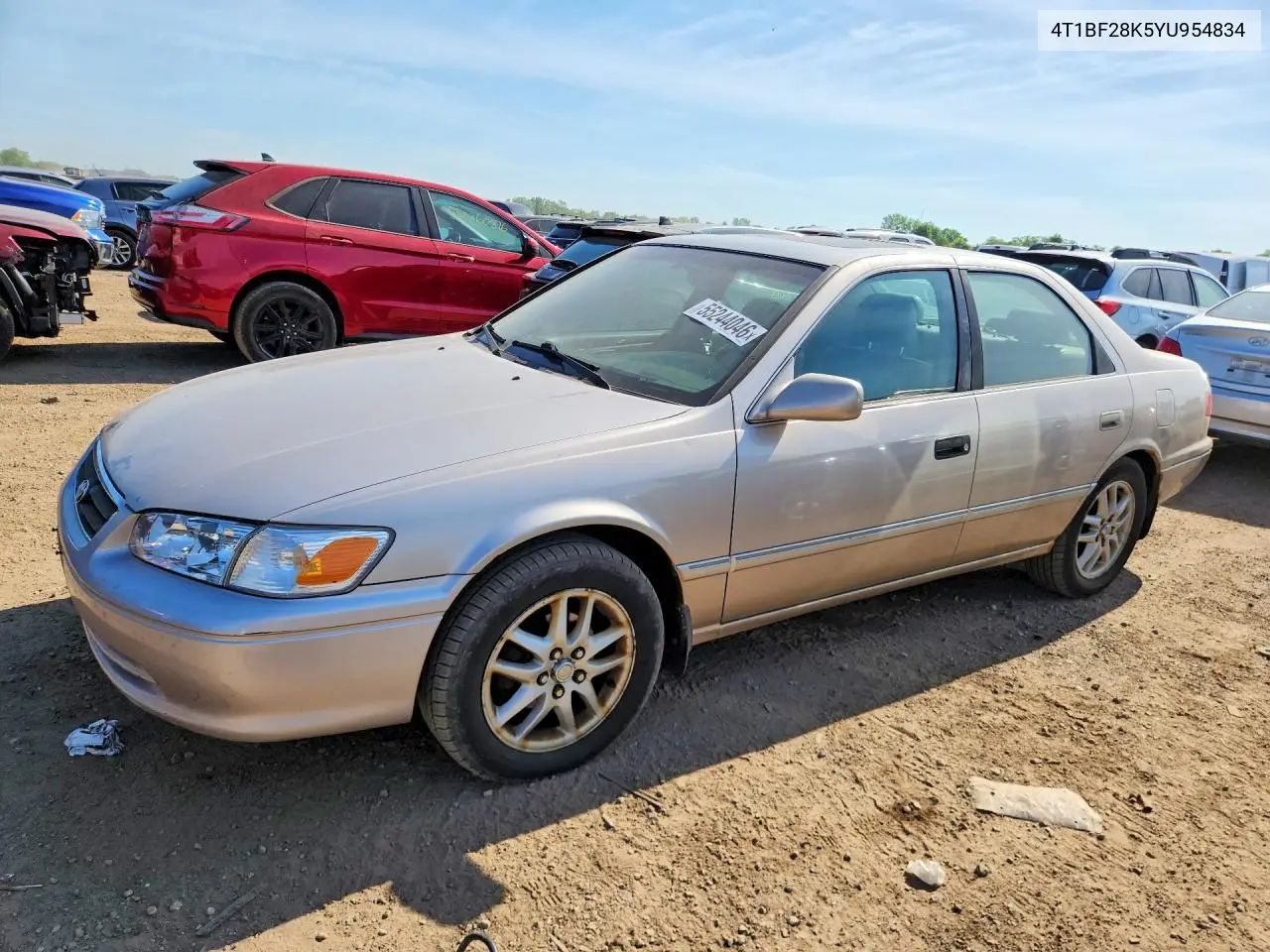 2000 Toyota Camry Xle V6 VIN: 4T1BF28K5YU954834 Lot: 55244046