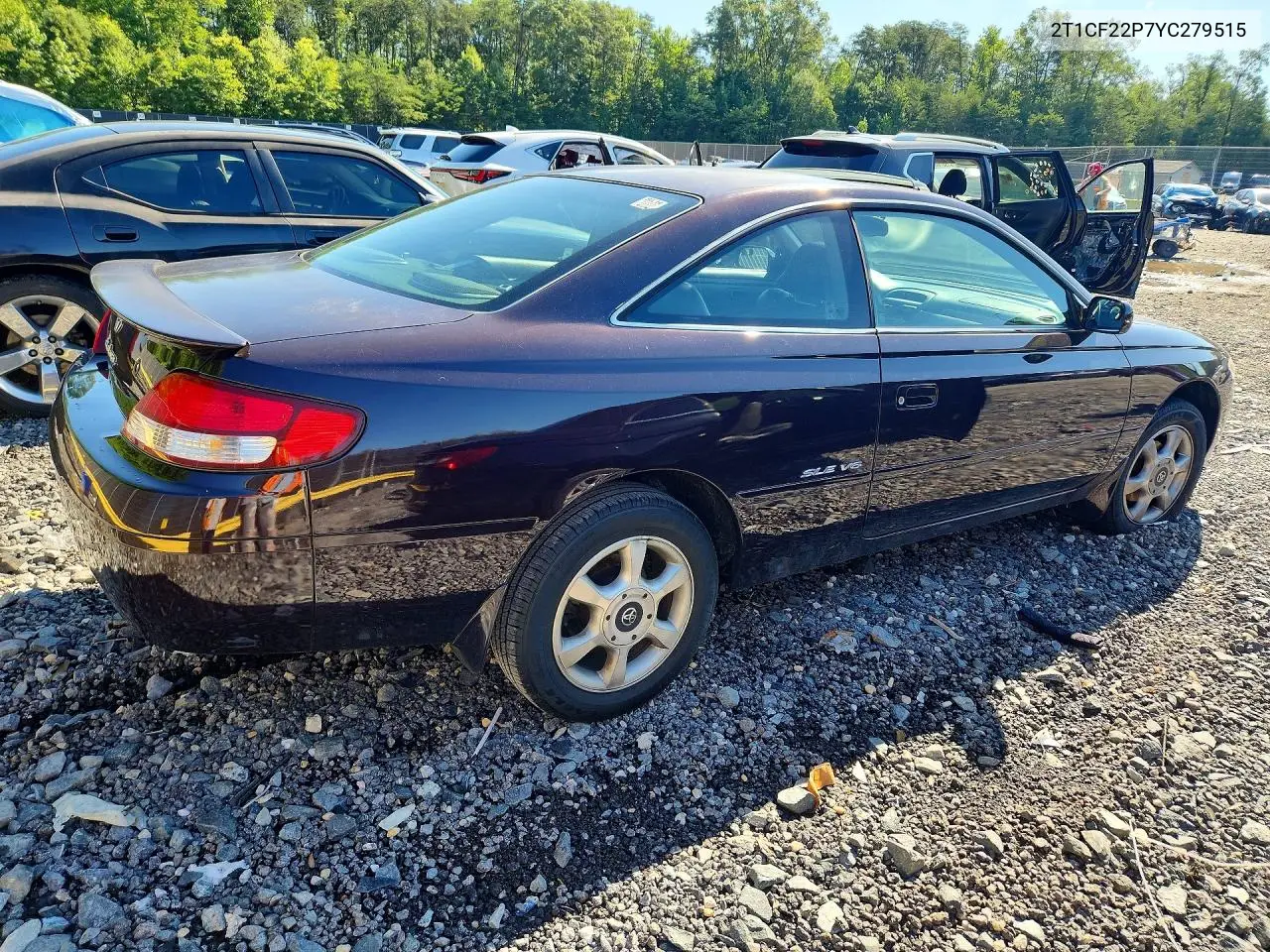 2000 Toyota Camry Solara Sle V6 VIN: 2T1CF22P7YC279515 Lot: 56883646