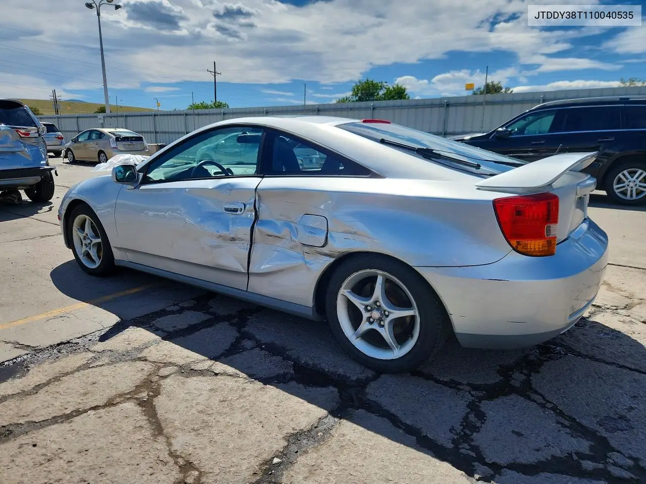 2001 Toyota Celica Gt-S VIN: JTDDY38T110040535 Lot: 56540206