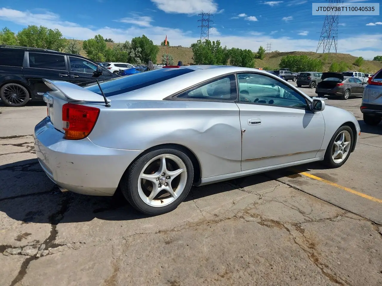 2001 Toyota Celica Gt-S VIN: JTDDY38T110040535 Lot: 56540206