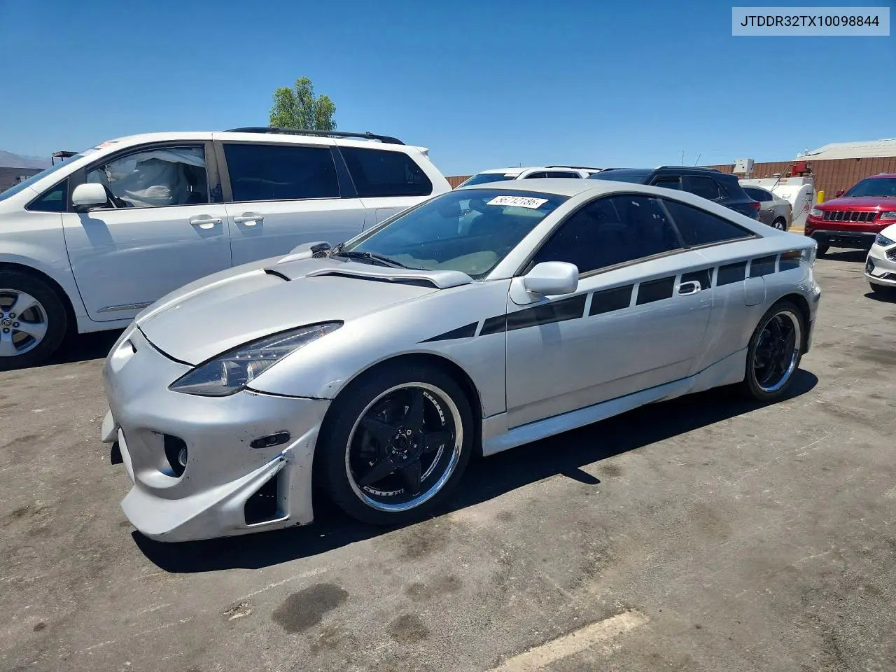 2001 Toyota Celica Gt VIN: JTDDR32TX10098844 Lot: 56712186