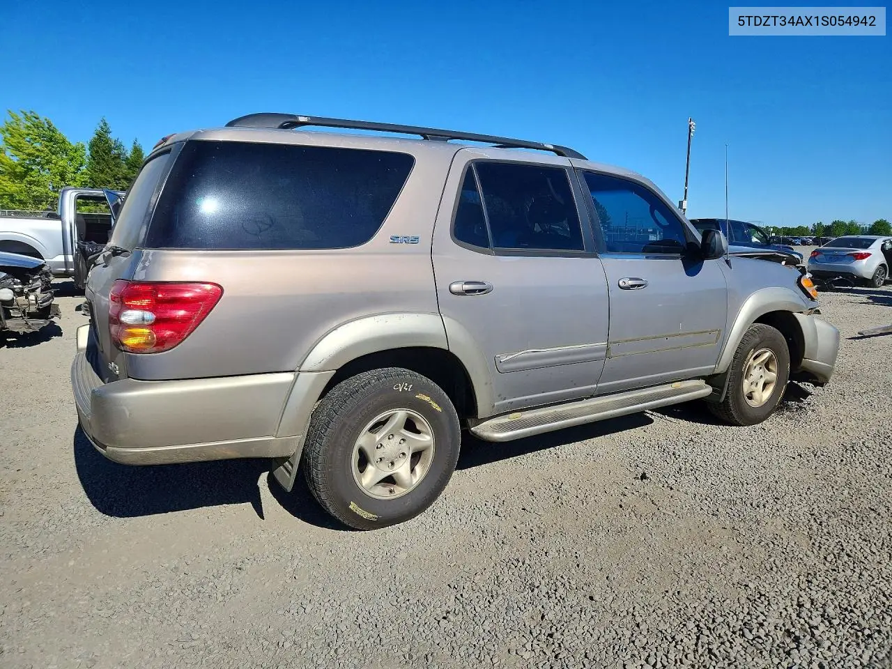 2001 Toyota Sequoia Sr5 VIN: 5TDZT34AX1S054942 Lot: 57713976
