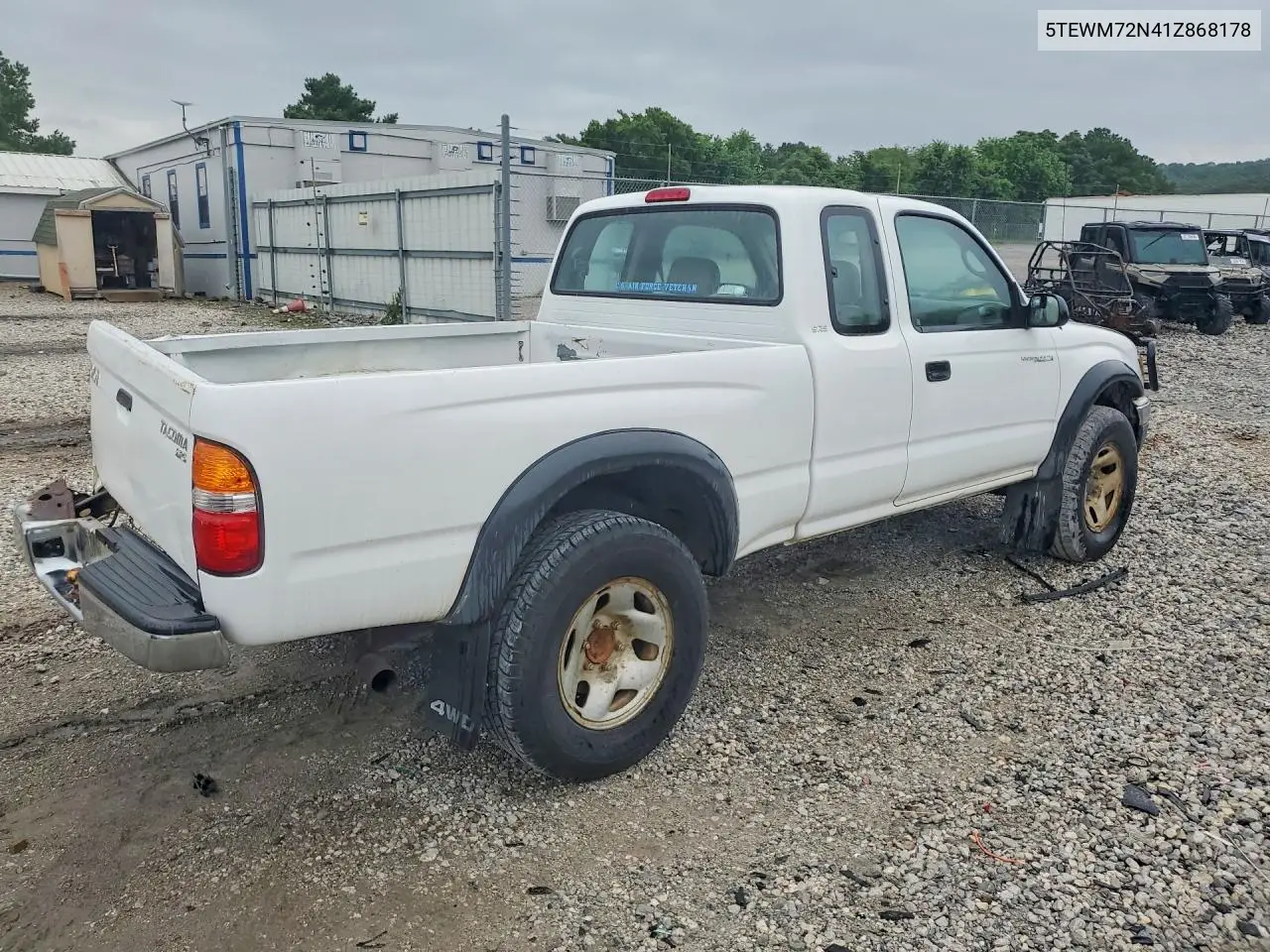 2001 Toyota Tacoma Xtracab VIN: 5TEWM72N41Z868178 Lot: 57745786