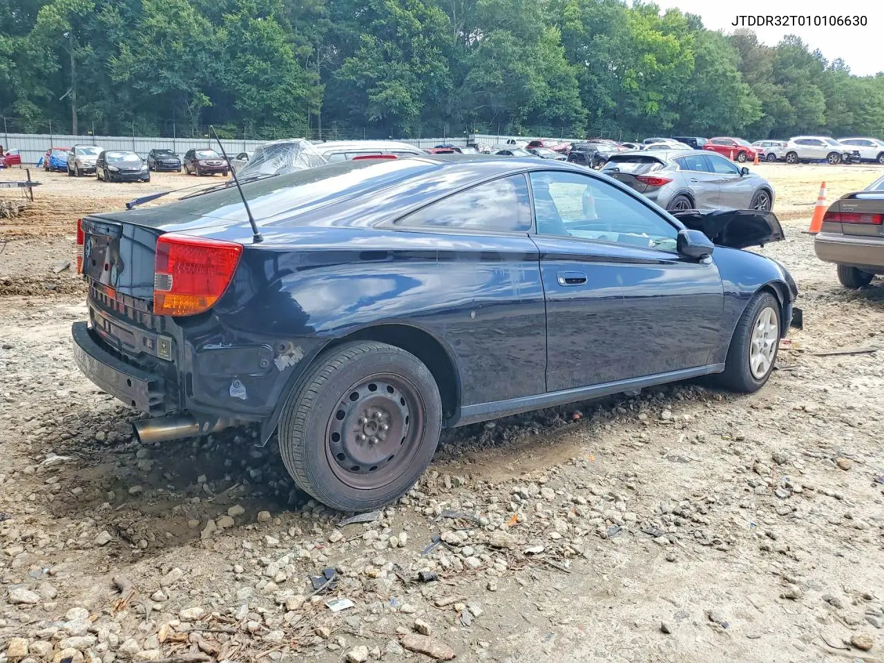 2001 Toyota Celica Gt VIN: JTDDR32T010106630 Lot: 58237556