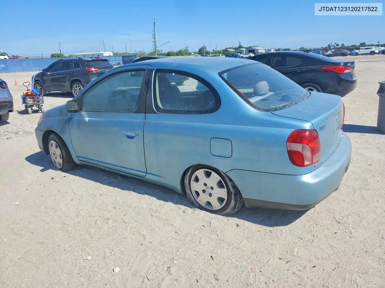 2002 Toyota Echo Base VIN: JTDAT123120217522 Lot: 52927056