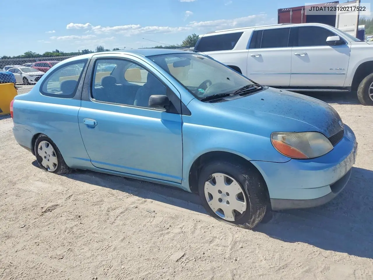 2002 Toyota Echo Base VIN: JTDAT123120217522 Lot: 52927056