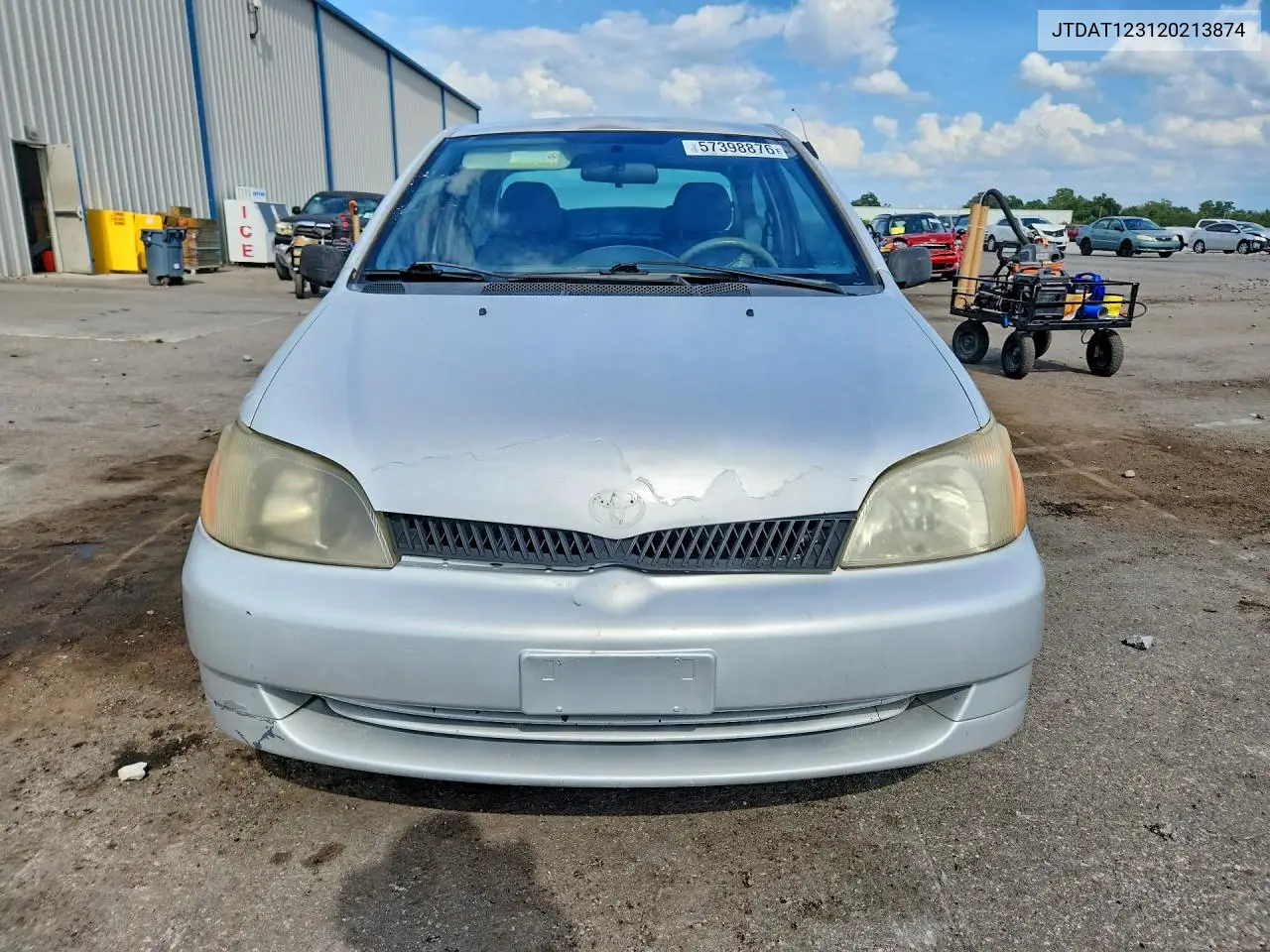 2002 Toyota Echo Base VIN: JTDAT123120213874 Lot: 57398876