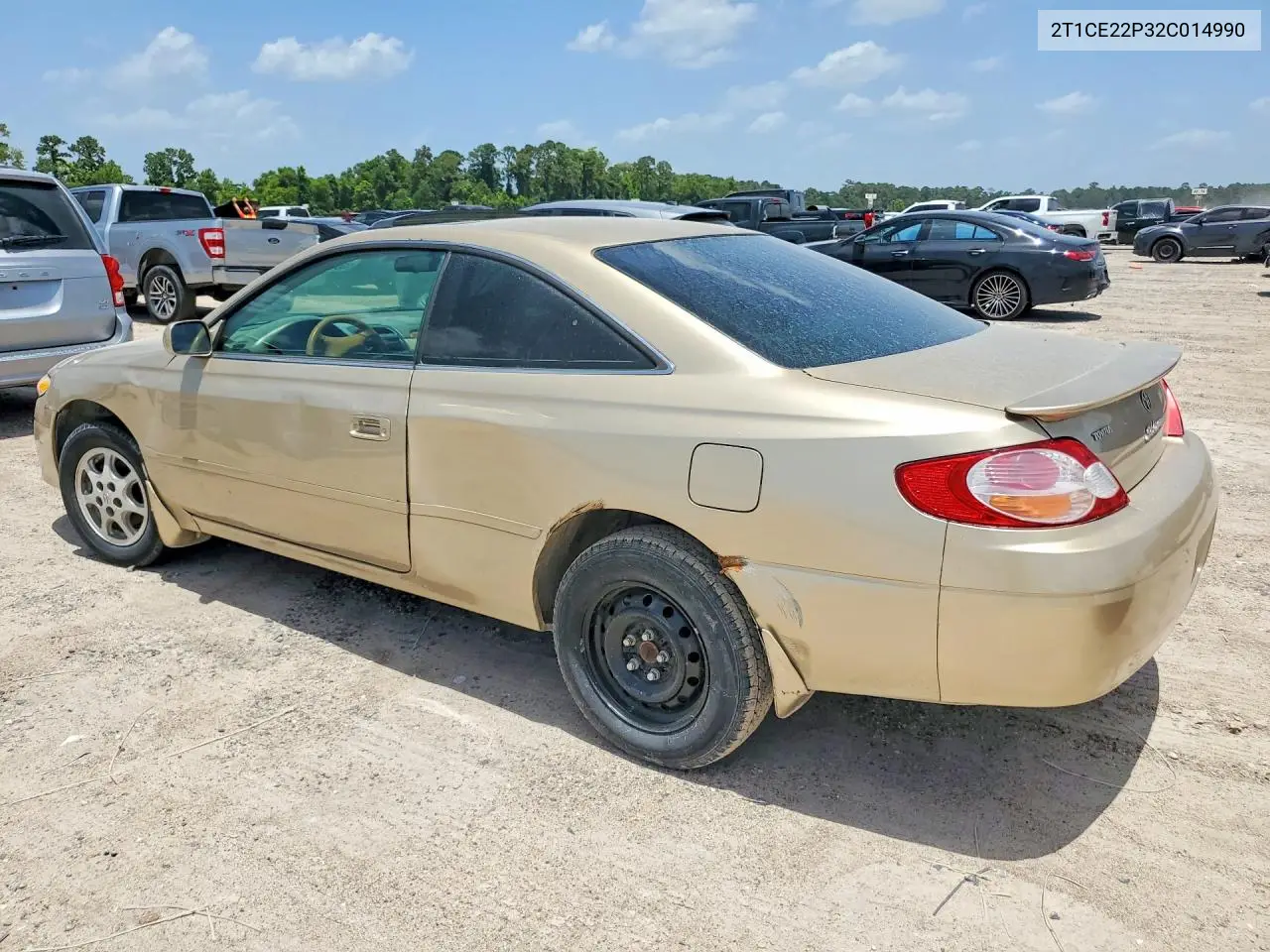 2002 Toyota Camry Solara Se VIN: 2T1CE22P32C014990 Lot: 58424136