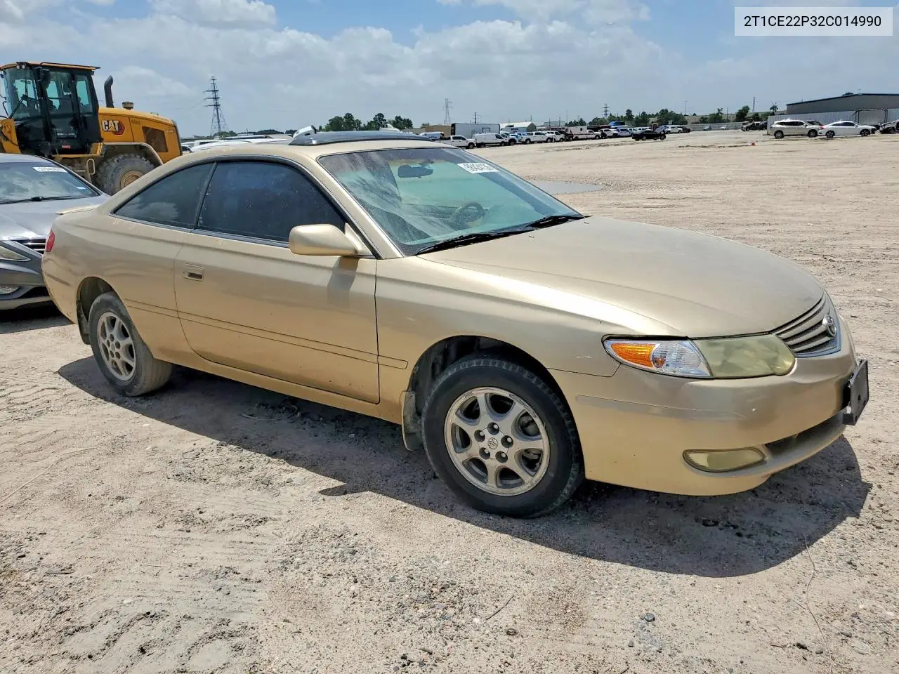 2002 Toyota Camry Solara Se VIN: 2T1CE22P32C014990 Lot: 58424136