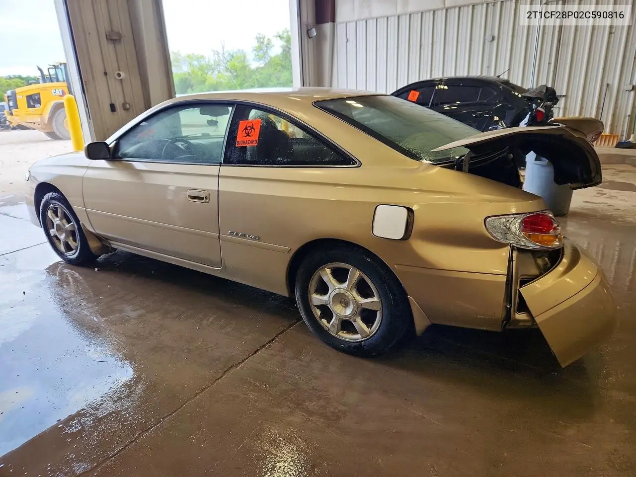 2002 Toyota Camry Solara Sle V6 VIN: 2T1CF28P02C590816 Lot: 58816096