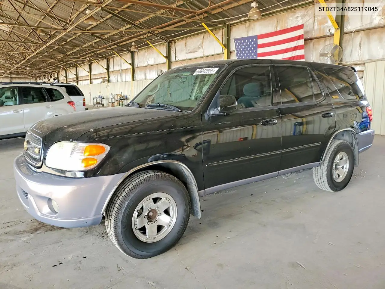 2002 Toyota Sequoia Sr5 VIN: 5TDZT34A82S119045 Lot: 58942956
