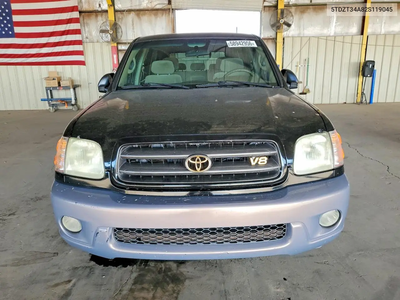 2002 Toyota Sequoia Sr5 VIN: 5TDZT34A82S119045 Lot: 58942956