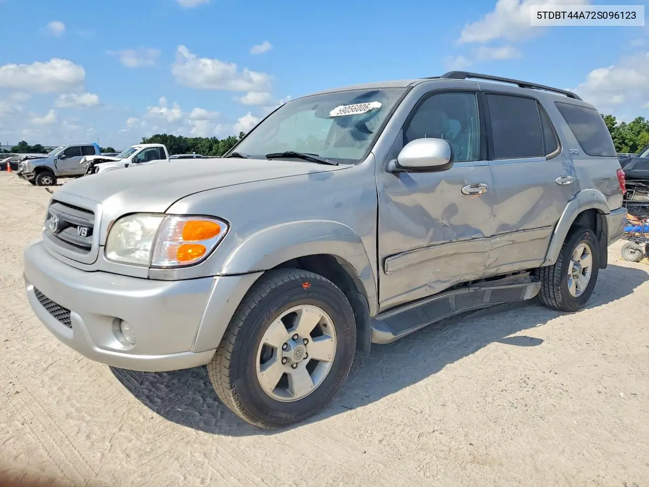 2002 Toyota Sequoia Sr5 VIN: 5TDBT44A72S096123 Lot: 59056006