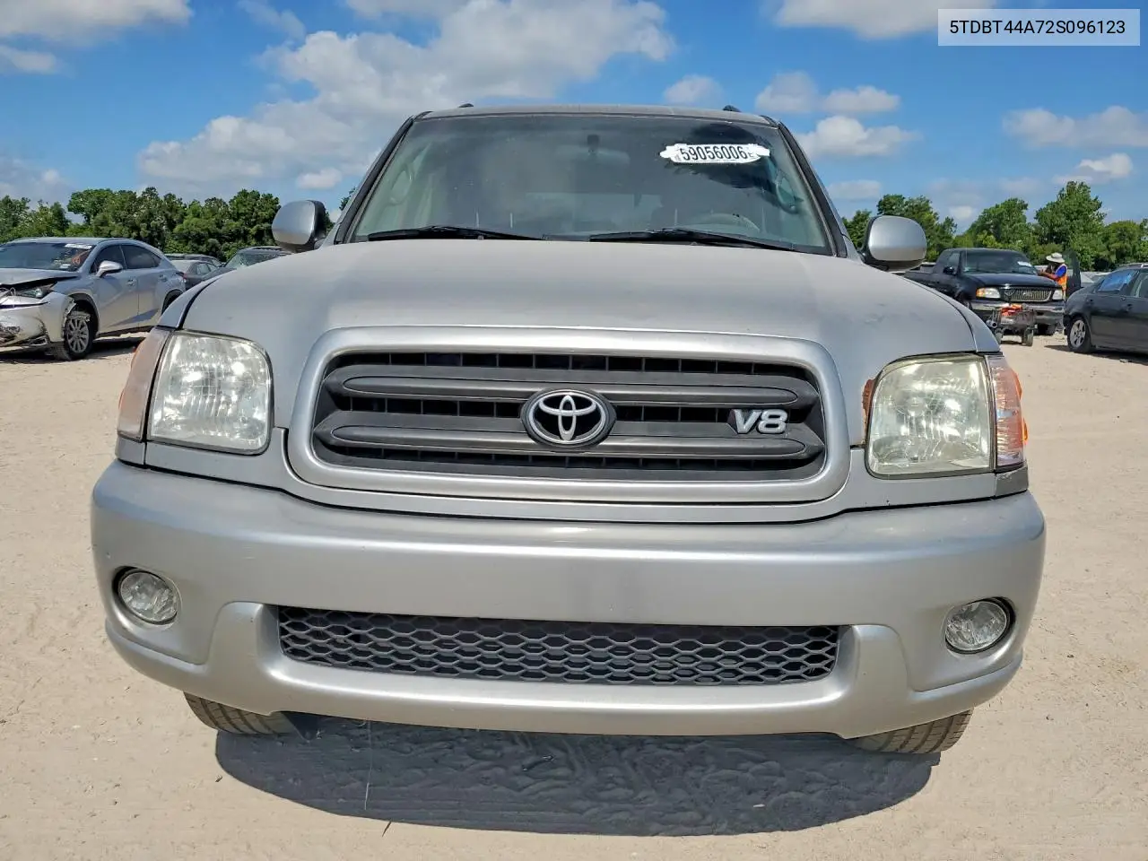2002 Toyota Sequoia Sr5 VIN: 5TDBT44A72S096123 Lot: 59056006