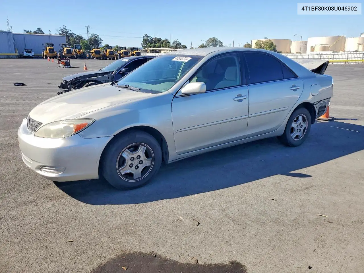 2003 Toyota Camry Le V6 VIN: 4T1BF30K03U046902 Lot: 48950776