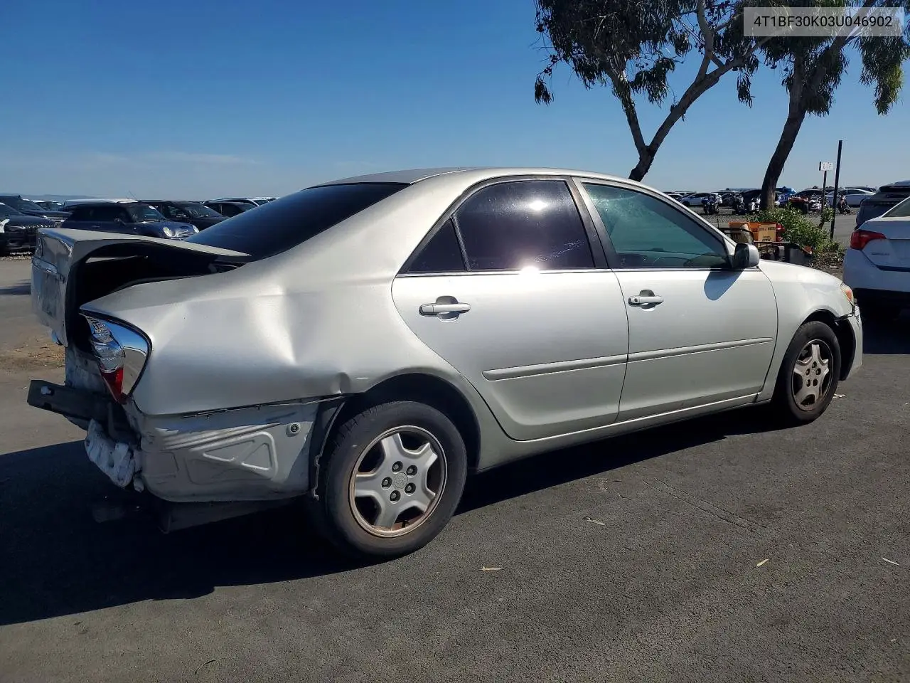 2003 Toyota Camry Le V6 VIN: 4T1BF30K03U046902 Lot: 48950776