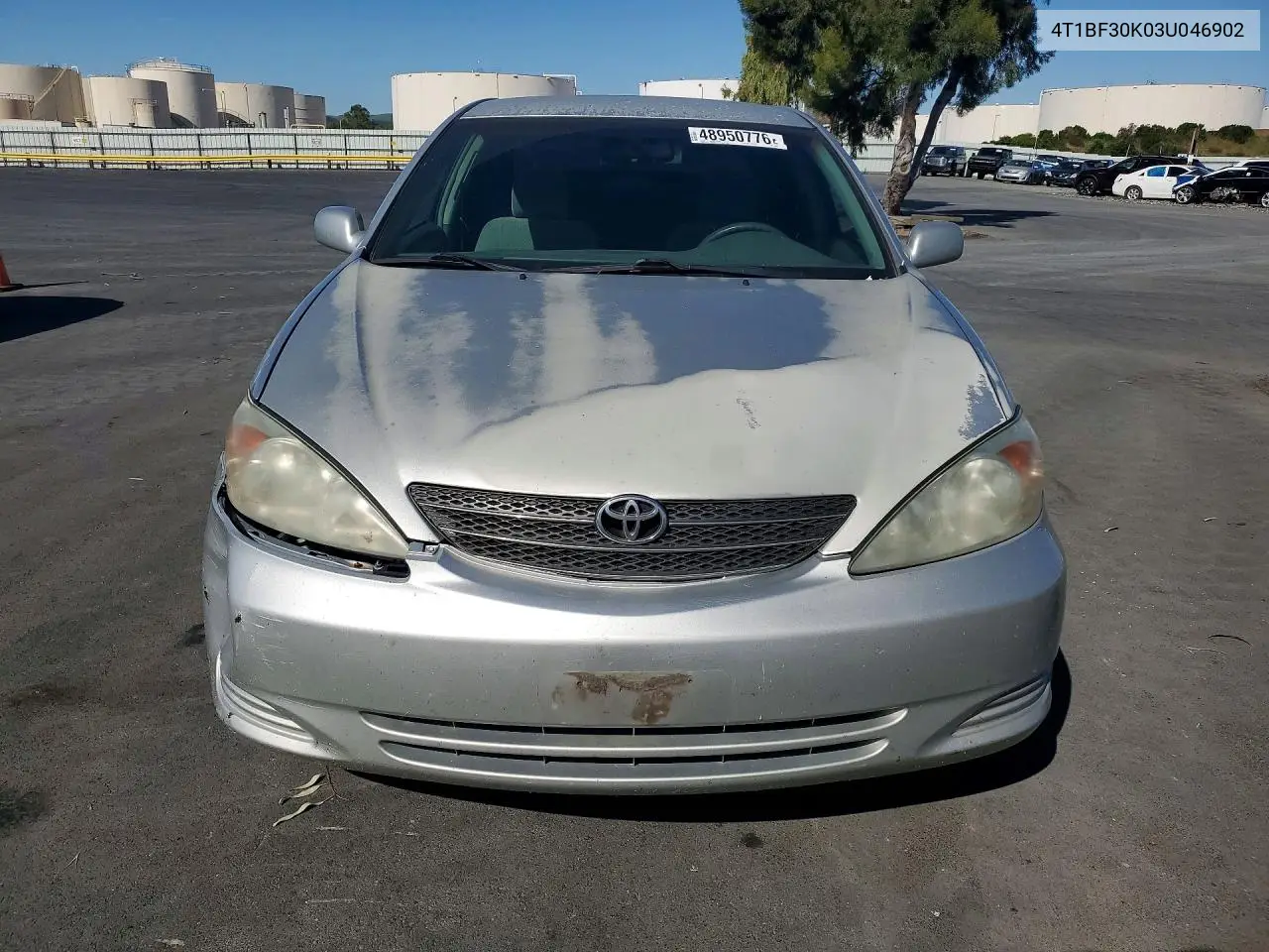 2003 Toyota Camry Le V6 VIN: 4T1BF30K03U046902 Lot: 48950776