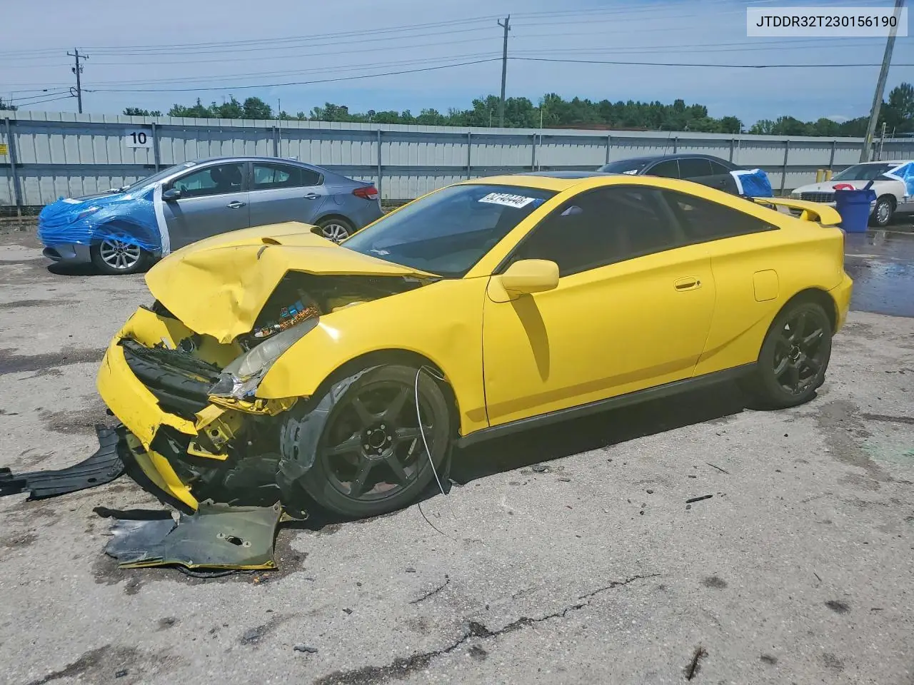 2003 Toyota Celica Gt VIN: JTDDR32T230156190 Lot: 52148446