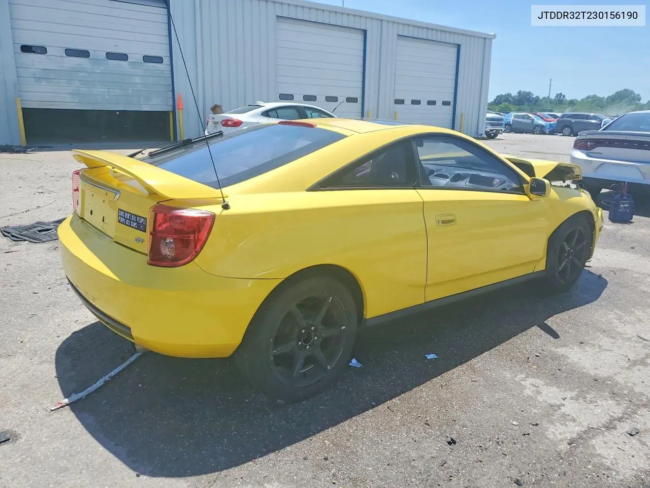 2003 Toyota Celica Gt VIN: JTDDR32T230156190 Lot: 52148446