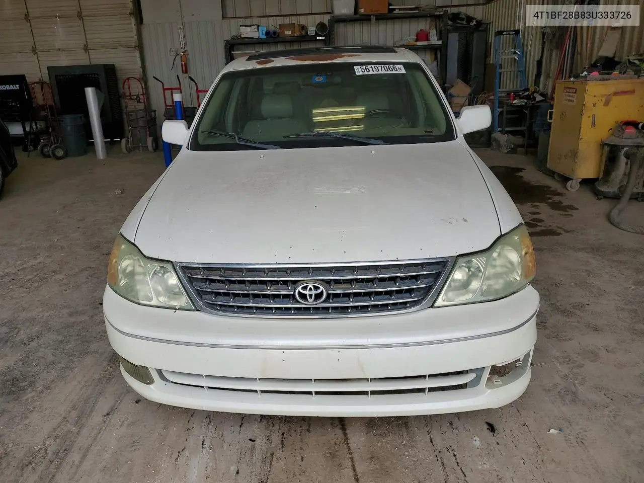 2003 Toyota Avalon Xls VIN: 4T1BF28B83U333726 Lot: 56197066