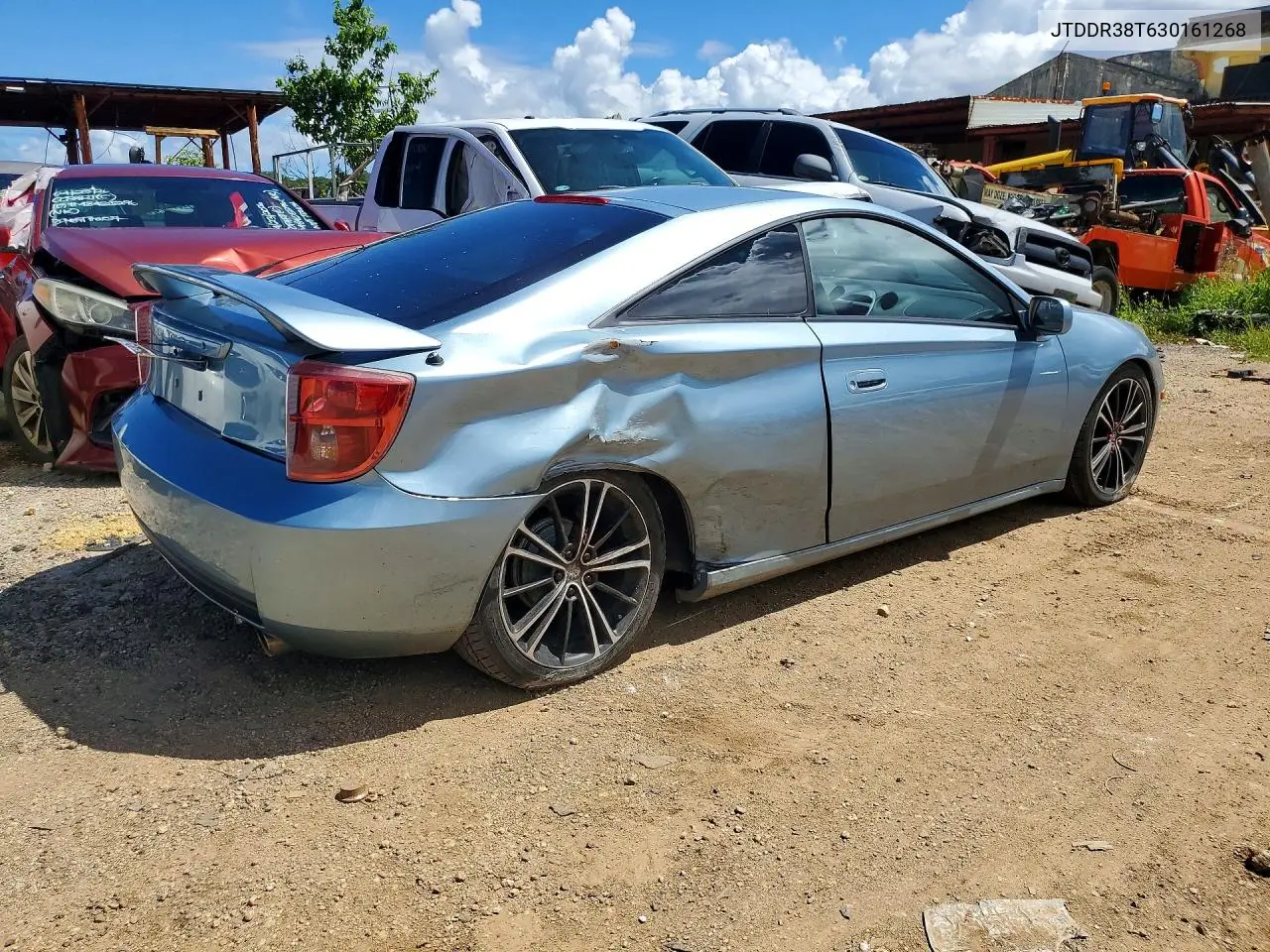 2003 Toyota Celica Gt VIN: JTDDR38T630161268 Lot: 56460986
