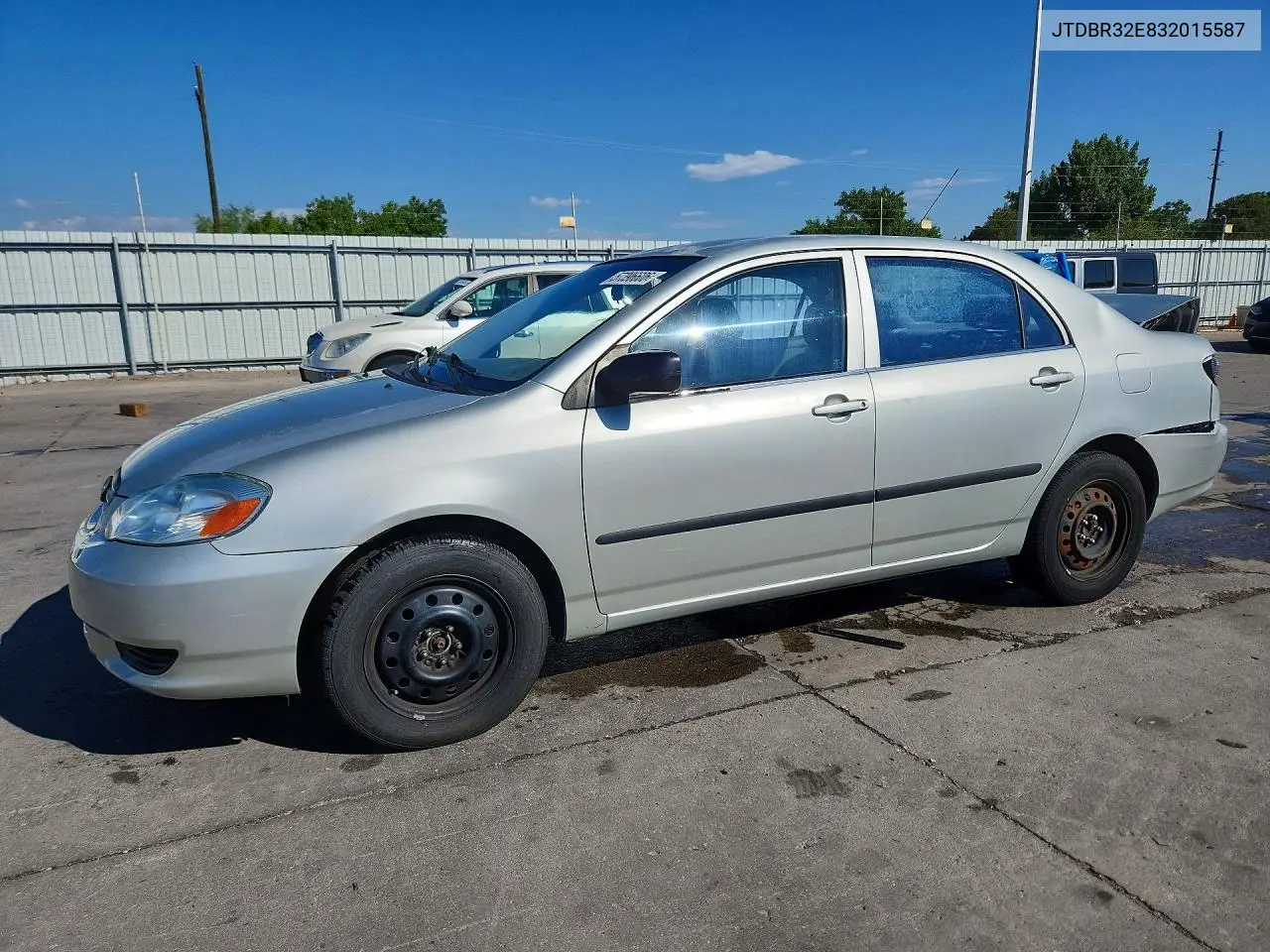 2003 Toyota Corolla Ce VIN: JTDBR32E832015587 Lot: 57396606